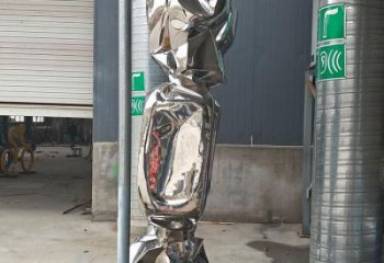 不銹鋼仿真糖果雕塑廠家