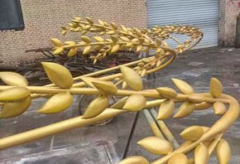 田間水稻雕塑廠 彩繪仿真雕塑制作 園林?jǐn)[件