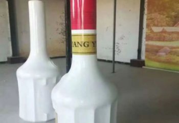 彩繪瓶子雕塑 仿真景觀雕塑 步行街?jǐn)[件