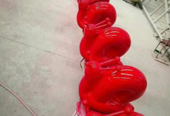 玻璃鋼蝸牛雕塑廠家 風景區彩繪雕塑 抽象擺件