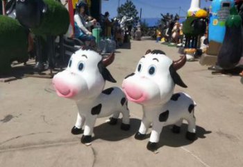 城市玻璃鋼小狗雕塑 風(fēng)景區(qū)彩繪雕塑 抽象擺件