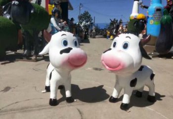 商業街玻璃鋼小狗雕塑 售樓處雕塑 動物擺件