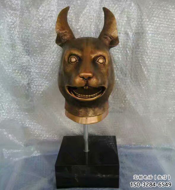 售樓處十二生肖銅雕塑 商業街仿真雕塑 動物擺件