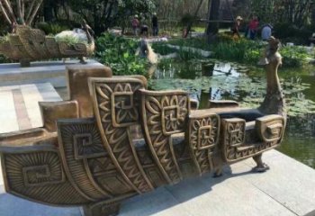 仿古玻璃鋼孔雀雕塑 庭院彩繪雕塑 田間小品