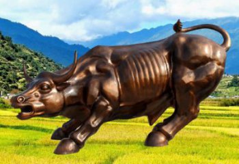 園林玻璃鋼華爾街牛雕塑 風景區(qū)仿真雕塑 廣場小品