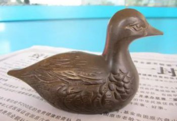 鴨子雕塑廠家，仿真動物， 公園廣場街頭擺件 (3)