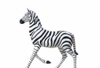 廣場(chǎng)斑馬雕塑 公園仿真雕塑 抽象擺件