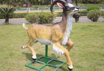 玻璃鋼綿羊雕塑廠(chǎng)，動(dòng)物景觀(guān)，廣場(chǎng)園林小品