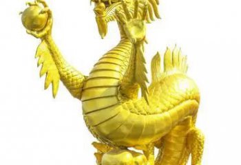 預定龍頭雕塑，鑄銅動物雕塑，房地產售樓處擺件