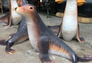 大型海豹雕塑 門口創(chuàng)意雕塑 售樓處小品