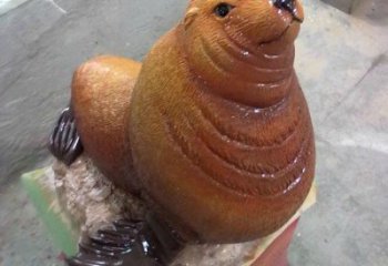 水景海豹雕塑 風(fēng)景區(qū)幾何雕塑 廣場小品