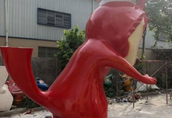 仿真狐貍雕塑廠家 店門口園林雕塑 動物小品