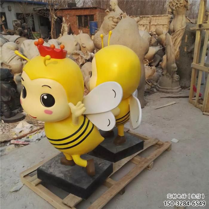 仿真蜜蜂雕塑廠(chǎng)家 店門(mén)口園林雕塑 昆蟲(chóng)小品
