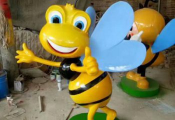 創(chuàng)意蜜蜂雕塑廠(chǎng)家 步行街店門(mén)口雕塑 影視劇小品