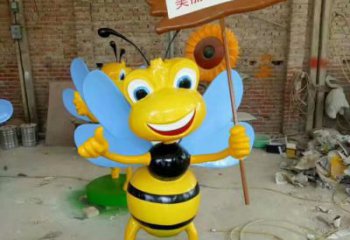 廣場蜜蜂雕塑 公園仿真雕塑 抽象擺件