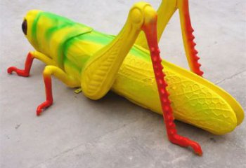 城市蟈蟈雕塑廠家 風景區彩繪雕塑 抽象擺件