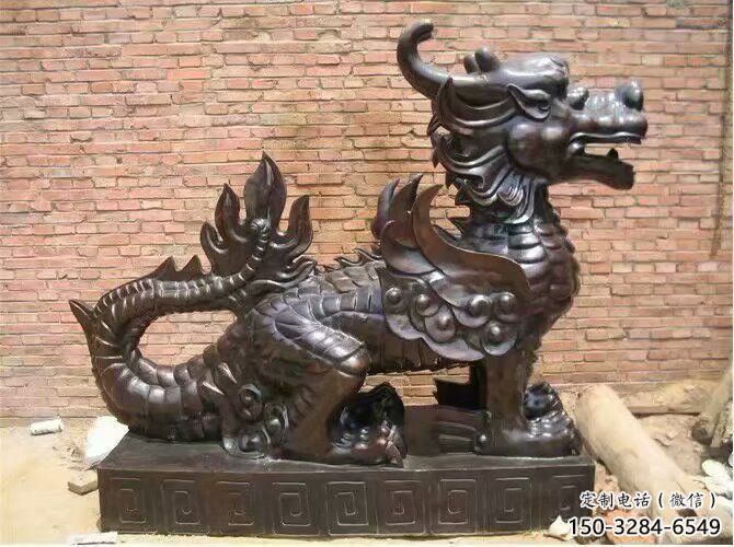 酒店貔貅雕塑，鍍金歐式雕塑，仿古擺件