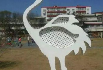 售樓部白鷺雕塑，噴砂發光雕塑，彩繪題材