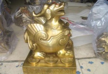 操場貔貅雕塑，鏤空海洋雕塑，噴砂制造