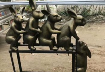 景區(qū)老鼠雕塑，鍍金歐式雕塑，鐵藝材質(zhì)