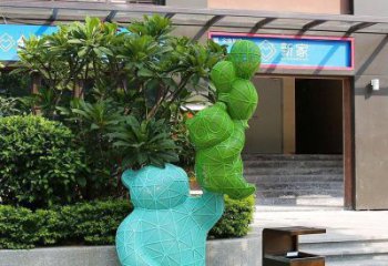 飯店狗熊雕塑，鍍金歐式雕塑，鍍金工藝