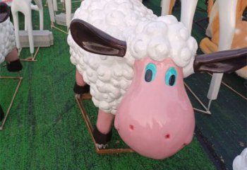 小羊雕塑，仿古動漫雕塑，仿古擺件