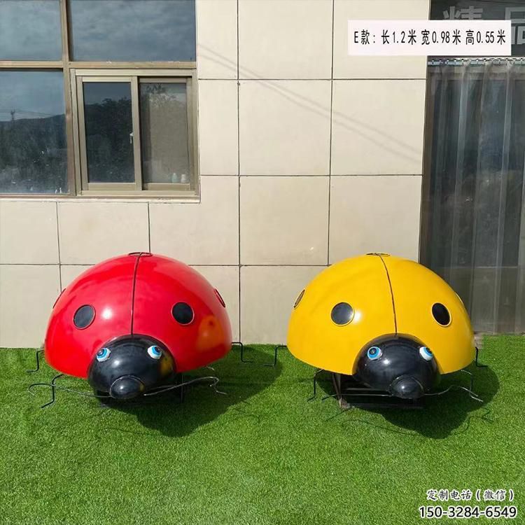 大型瓢蟲雕塑 門口創(chuàng)意雕塑 售樓處小品