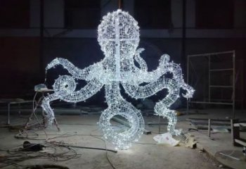 烏賊雕塑，仿古動漫雕塑，仿古擺件