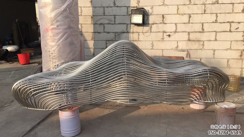 廣場景觀雕塑，假山水景雕塑，抽象效果