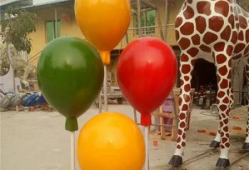 氣球雕塑，鏤空景觀雕塑，抽象效果