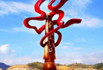 毛筆雕塑，仿古景觀雕塑，仿古擺件