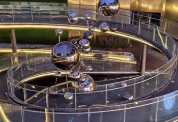 公園水滴景觀雕塑，鏡面拋光雕塑，鍛造工藝