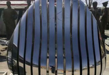 小區坐凳雕塑，拉絲景觀雕塑，抽象效果