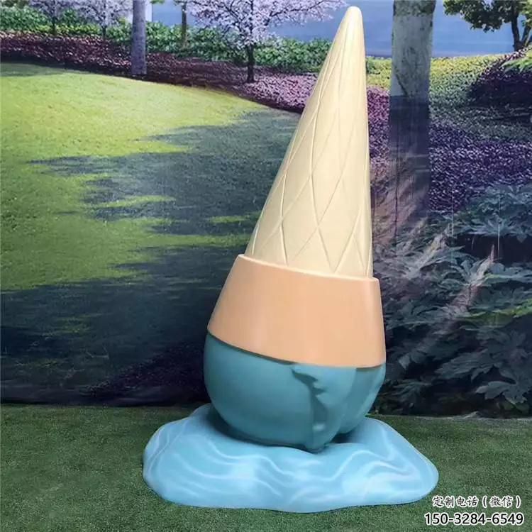 烤漆雪糕雕塑 鋼管景觀小品 室內雕塑