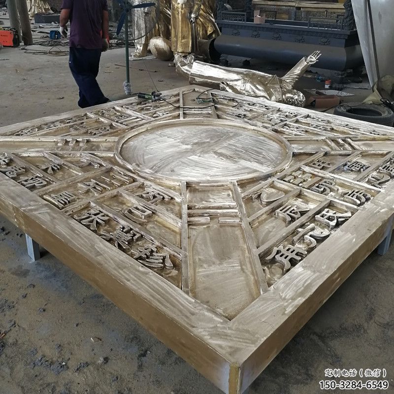 景觀地動儀雕塑，鍍銅景觀雕塑，鍍銅工藝