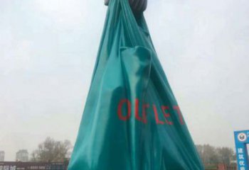 大型包包雕塑 鍛造發(fā)光小品 房地產(chǎn)雕塑