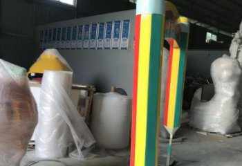 房地產(chǎn)鉛筆雕塑 現(xiàn)代景觀擺件 幾何雕塑