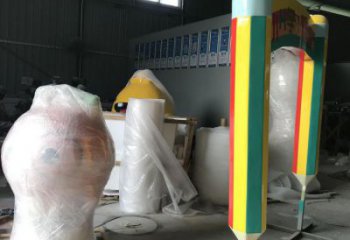 農(nóng)村鉛筆雕塑 抽象藝術(shù)擺件 烤漆雕塑