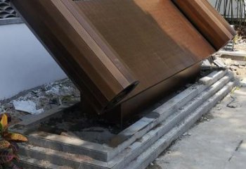 水景書形雕塑 彩繪剪紙小品 現代雕塑