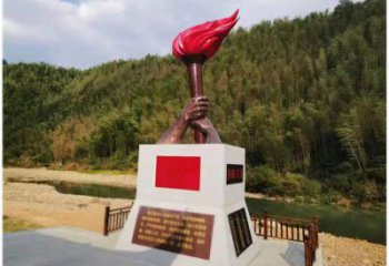 別墅區(qū)火焰雕塑 大型別墅區(qū)擺件 剪影雕塑