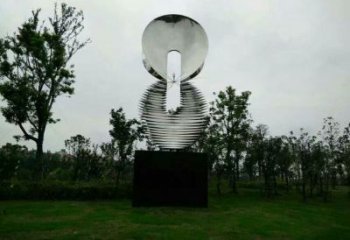 拉絲文字雕塑 鏤空創意擺件 別墅區雕塑