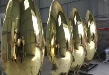 拉絲雞蛋雕塑 鏤空創意擺件 別墅區雕塑