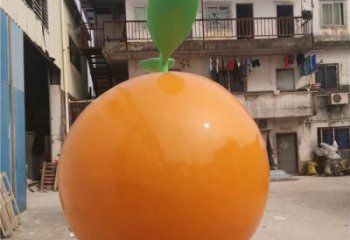 城市橙子雕塑 風(fēng)景區(qū)彩繪雕塑 抽象擺件