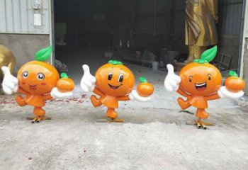 橙子雕塑 烤漆大型擺件 博物館雕塑
