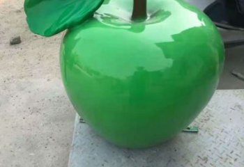 農村蘋果雕塑 抽象藝術水果雕塑 烤漆果蔬雕塑