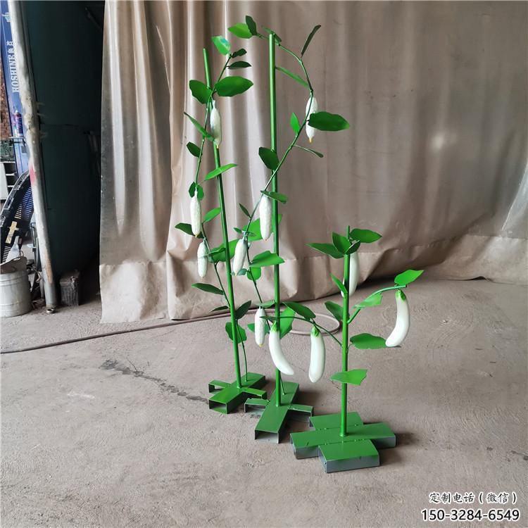 廣場茄子雕塑 公園仿真雕塑 抽象擺件