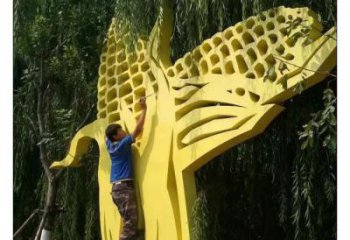 公園玉米雕塑 酒店門口雕塑 彩繪擺件