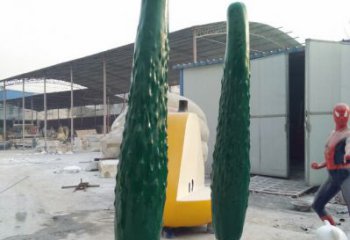 創意黃瓜雕塑 步行街店門口雕塑 蔬菜小品