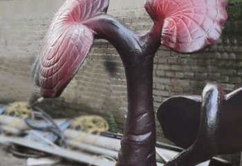 步行街靈芝雕塑 游樂場果蔬雕塑 鑄造植物雕塑