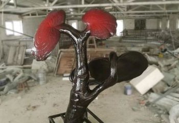 草地靈芝雕塑 現(xiàn)代校園果蔬雕塑 大型植物雕塑